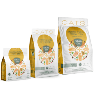 Pienso natural gatos esterilizados 1.5 kg