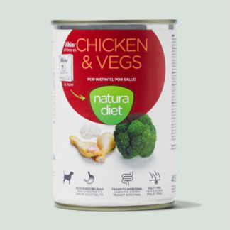 NATURA DIET Dog Chicken & Vegs400g