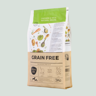NATURA DIET GRAIN FREE Chicken & Vegs 3 Kg