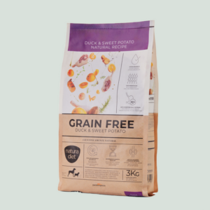 NATURA DIET GRAIN FREE Duck & Sweet potato 3 Kg