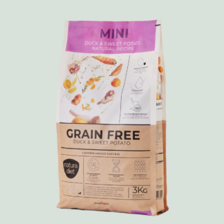 NATURA DIET GRAIN FREE Duck & Sweet potato MINI 3 Kg