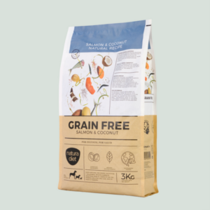 NATURA DIET GRAIN FREE Salmon & Coconut 3 Kg