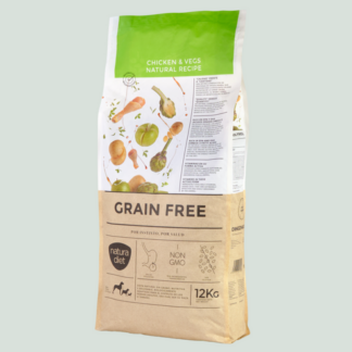 NATURA DIET GRAIN FREE Chicken & Vegs 12 Kg