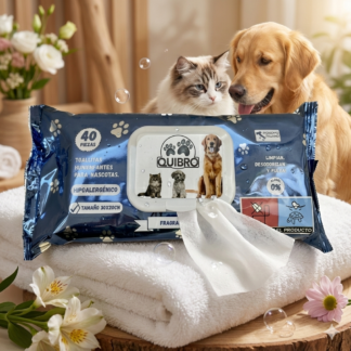 toallitas higiénicas quibro para perros y gatos