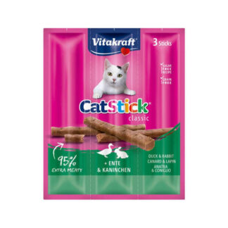 Cat Stick pato y conejo 18 g (3 unidades por pack)
