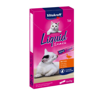 Cat Liquid Snack pato con Beta glucanos 90 g