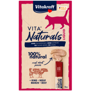 Vita Naturals Liquid Snack ternera, 5 unidades de 15g (75g)